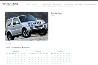 Wypożyczalnia samochodów na Joomla - Vik Rent Car